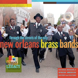10000 VARIOUS ARTISTS - New Orleans Brass Bands: Through the Streets of the City cover 