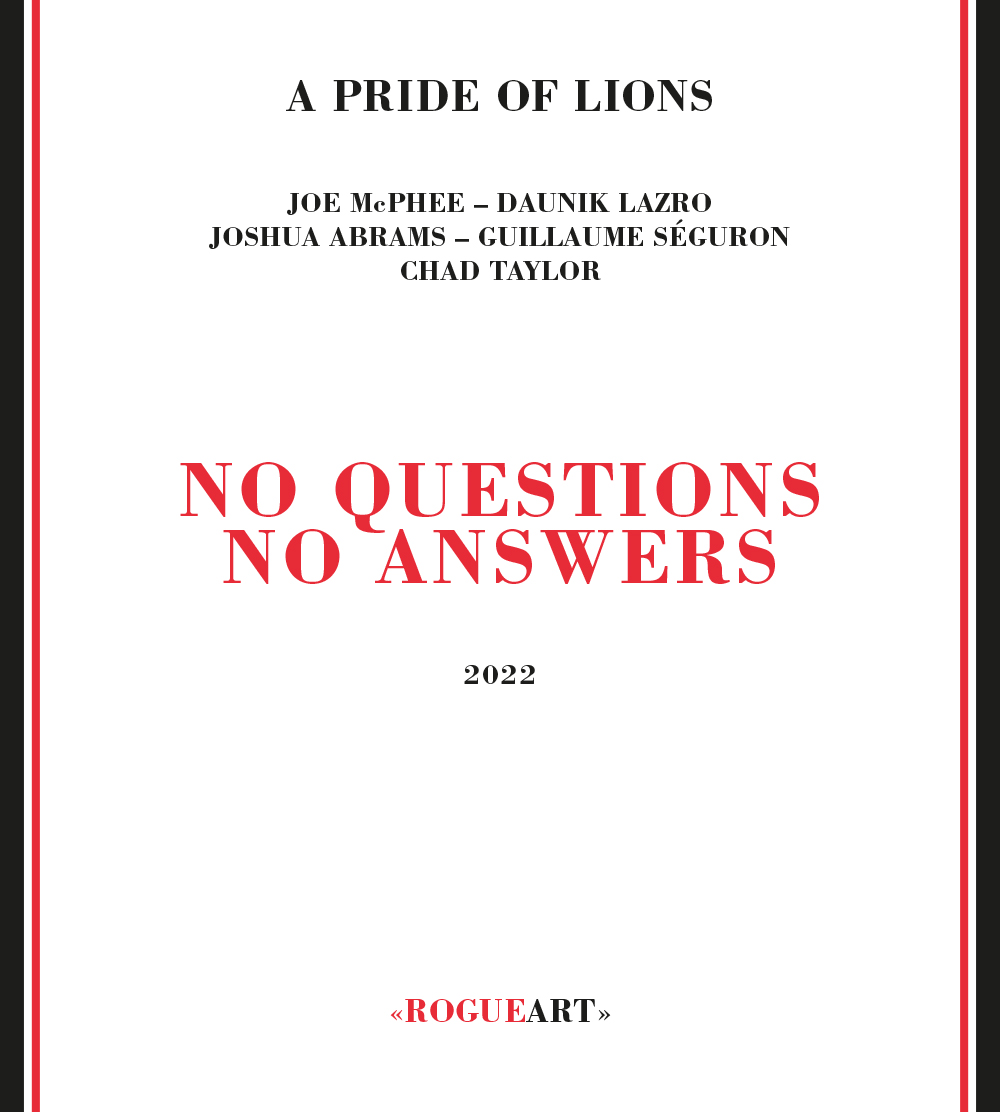 A PRIDE OF LIONS - No Questions, No Answers cover 
