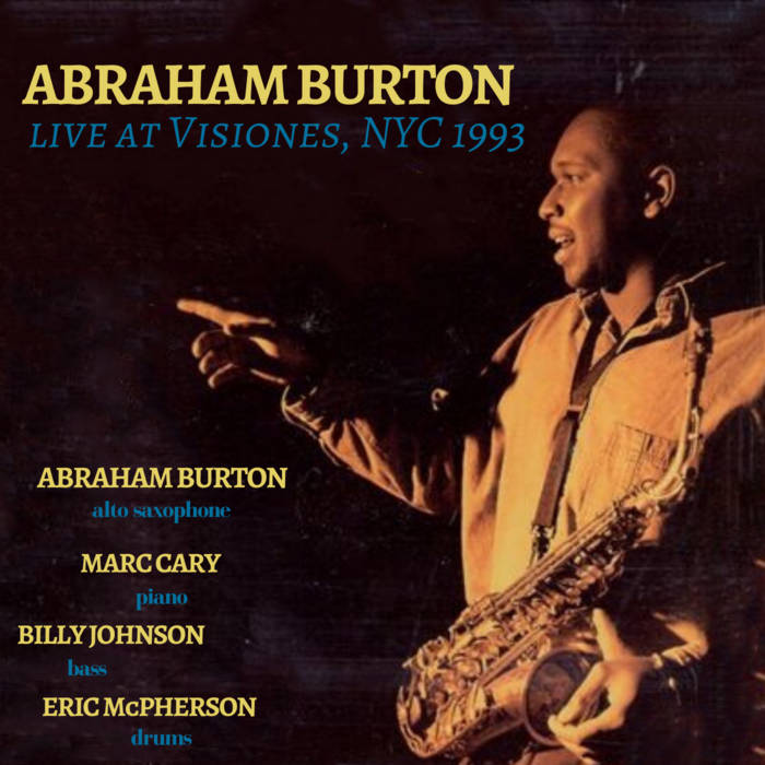 ABRAHAM BURTON - Live at Visiones, NYC, 1993 cover 
