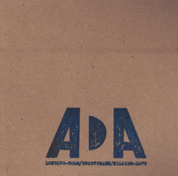 ADA TRIO (BROTZMANN / LONBERG-HOLM / NILSSEN-LOVE) - ADA cover 