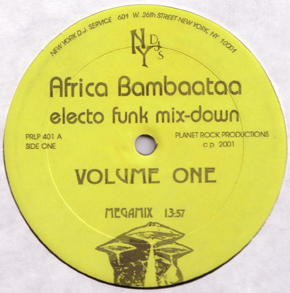 AFRIKA BAMBAATAA - Electro Funk Mix-Down (Volume One) cover 