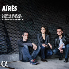 AIRELLE BESSON - Airelle Besson, Edouard Ferlet & Stéphane Kerecki : Aïrés cover 