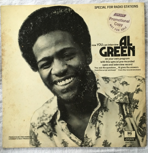AL GREEN - Now YOU Can Interview Al Green cover 