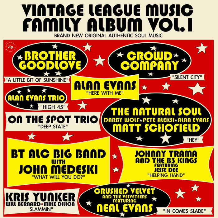 ALAN EVANS - Vintage League Music  Family Album Vol. 1 cover 