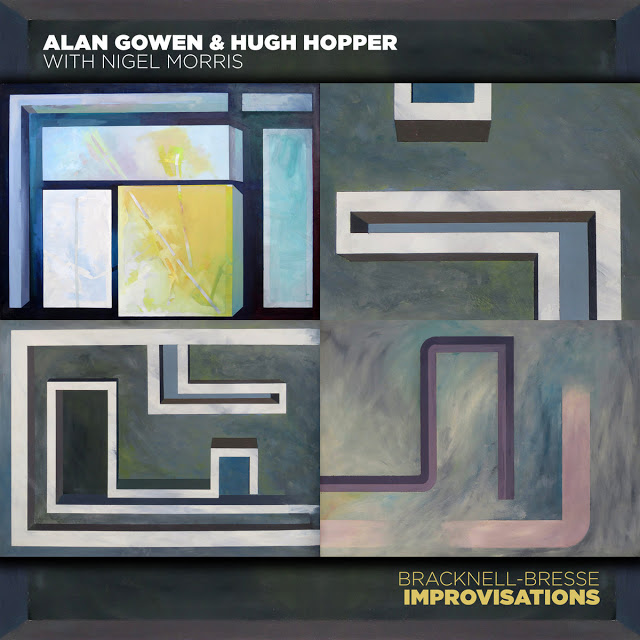 ALAN GOWEN - Alan Gowen & Hugh Hopper with Nigel Morris : Bracknell - Bresse Improvisations cover 