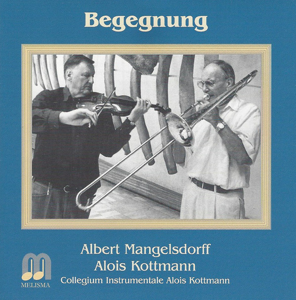 ALBERT MANGELSDORFF - Albert Mangelsdorff, Alois Kottmann, Collegium Instrumentale Alois Kottmann ‎: Begegnung cover 