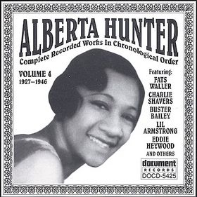 ALBERTA HUNTER - Complete Recorded Works, Vol. 4 (1927-46) cover 
