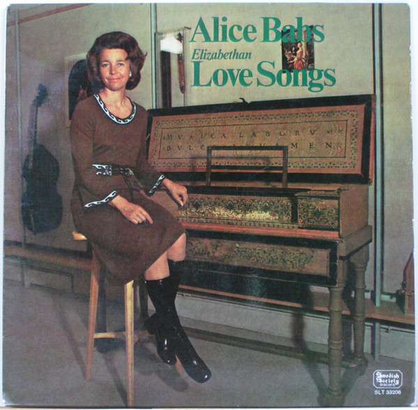 ALICE BABS - Elizabethan Love Songs cover 