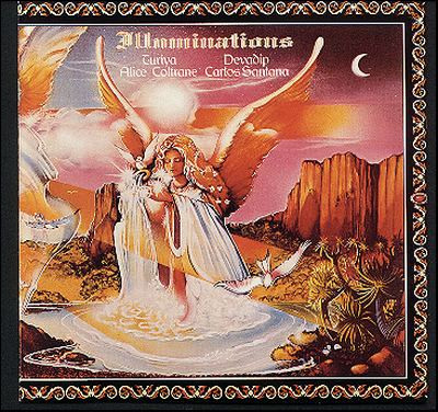 ALICE COLTRANE - Turiya Alice Coltrane &  Devadip Carlos Santana : Illuminations cover 