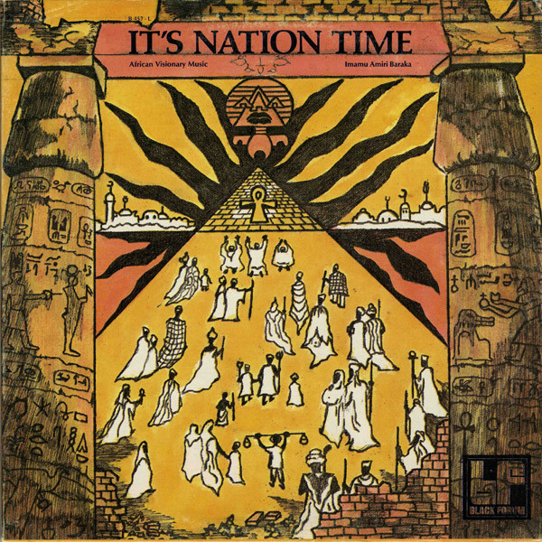 AMIRI BARAKA - It's Nation Time - African Visionary Music cover 
