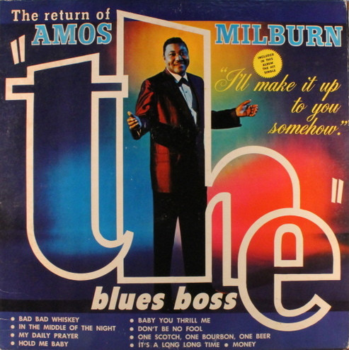 AMOS MILBURN - The Return of the Blues Boss cover 