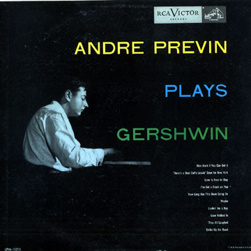 ANDRÉ PREVIN - André Previn Plays Gershwin cover 