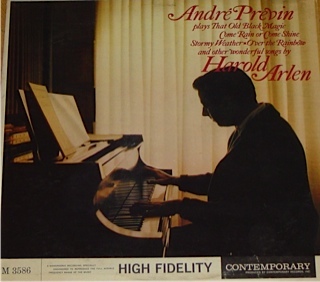 ANDRÉ PREVIN - Andre Previn Plays Harold Arlen cover 