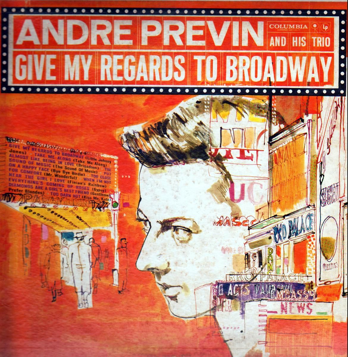ANDRÉ PREVIN - Give My Regards To Broadway cover 