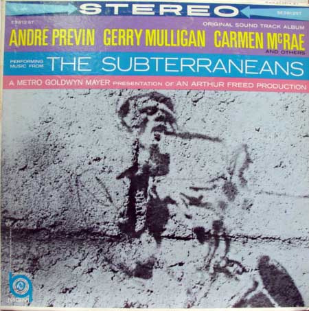 ANDRÉ PREVIN - Perform Music From The Subterraneans - Original Sound Track Album cover 