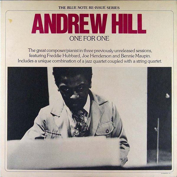 ANDREW HILL - One For One cover 