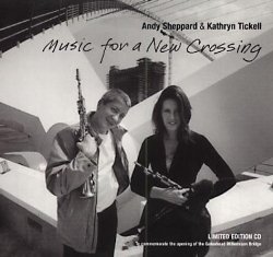 ANDY SHEPPARD - Music For A New Crossing (with Kathryn Tickell) cover 