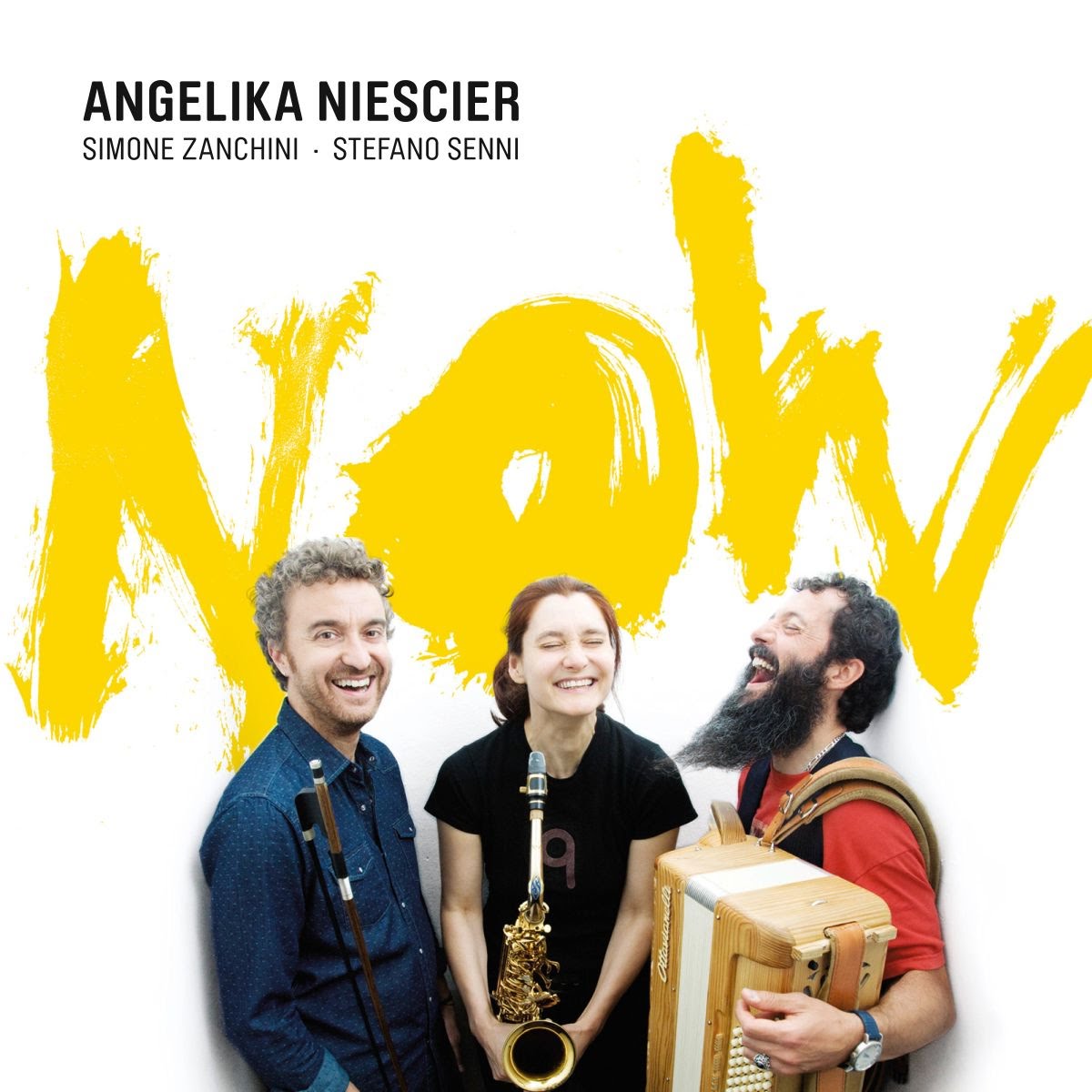 ANGELIKA NIESCIER - Angelika Niescier, Simone Zanchini & Stefano Senni : Now cover 