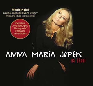 ANNA MARIA JOPEK - Na dłoni cover 