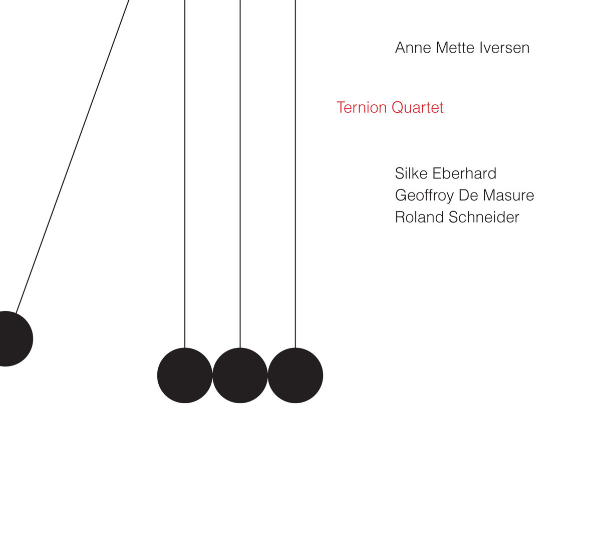 ANNE METTE IVERSEN - Ternion Quartet cover 