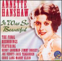 ANNETTE HANSHAW - It Was So Beautiful cover 