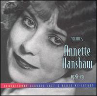 ANNETTE HANSHAW - Volume 5: Annette Hanshaw 1928-29 cover 