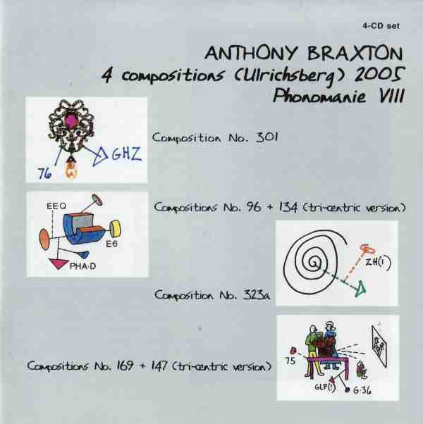 ANTHONY BRAXTON - 4 Compositions (Ulrichsberg) 2005: Phonomanie VIII cover 