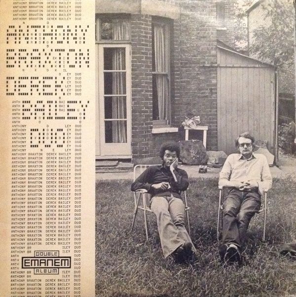 ANTHONY BRAXTON - Anthony Braxton Derek Bailey Duo (aka Live at Wigmor) cover 