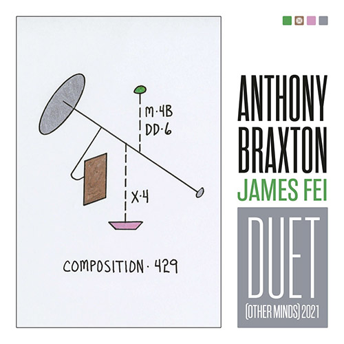 ANTHONY BRAXTON - Anthony Braxton / James Fei : Duet (Other Minds) 2021 cover 