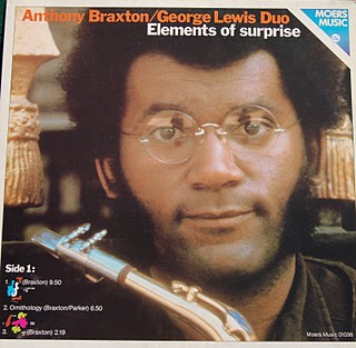 ANTHONY BRAXTON - Anthony Braxton/George Lewis Duo : Elements Of Surprise cover 