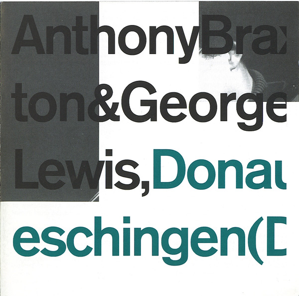 ANTHONY BRAXTON - Donaueschingen (Duo) 1976 (with George Lewis) cover 