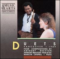 ANTHONY BRAXTON - Duets - Vancouver 1989 (with Marilyn Crispell) cover 