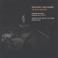ANTHONY MOLINARO - The Bach Sessions cover 