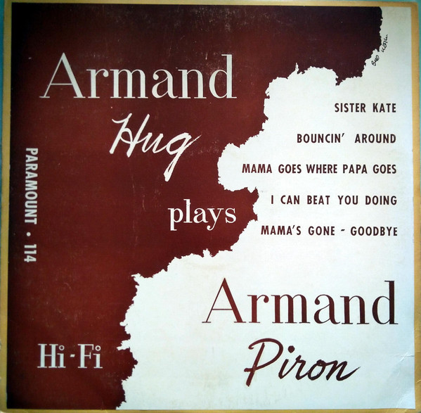 ARMAND HUG - Armand Hug Plays Armand Piron cover 