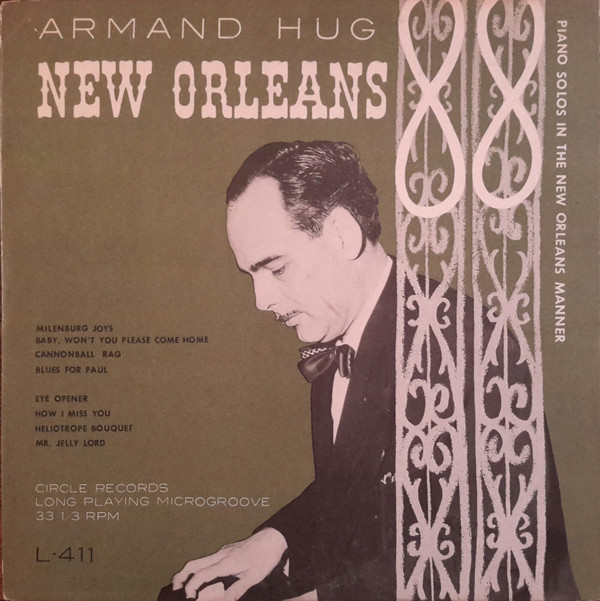 ARMAND HUG - New Orleans -  Piano Solos in the New Orleans Manner cover 