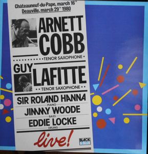 ARNETT COBB - Arnett Cobb / Guy Lafitte ‎: Live In France cover 