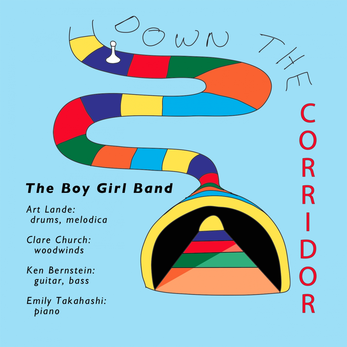 ART LANDE - Boy Girl Band: Down the Corridor cover 