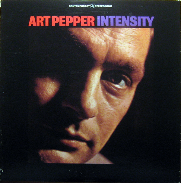 ART PEPPER - Intensity cover 