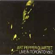 ART PEPPER - Live In Toronto Vol.2 cover 