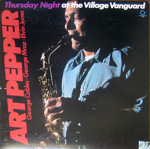 ART PEPPER - Thursday Night at the Village Vanguard cover 