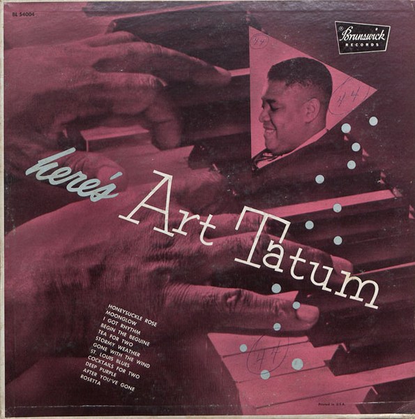 ART TATUM - Here's Art Tatum cover 