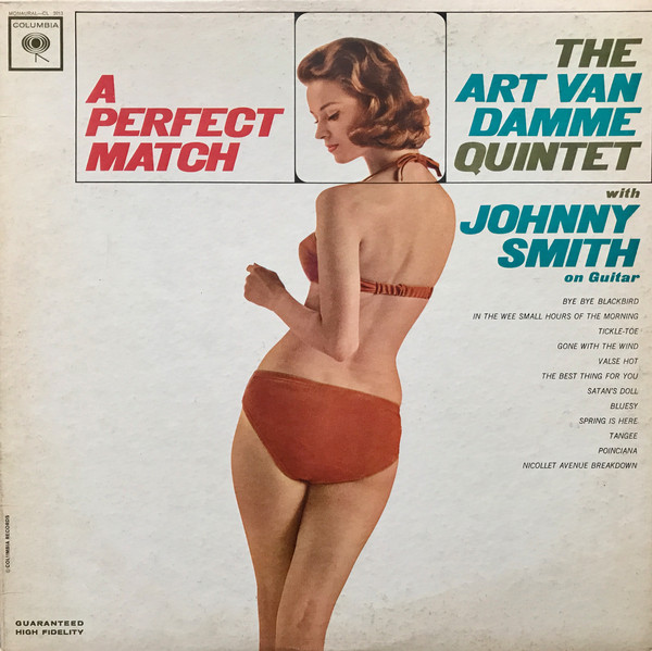 ART VAN DAMME - The Art Van Damme Quintet With Johnny Smith ‎: A Perfect Match cover 