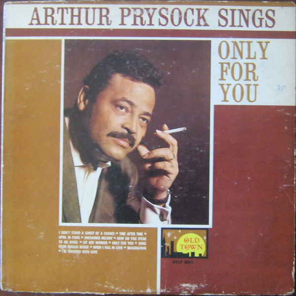 ARTHUR PRYSOCK - Arthur Prysock Sings Only For You cover 