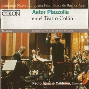 ASTOR PIAZZOLLA - Astor Piazzolla en el Teatro Colon cover 