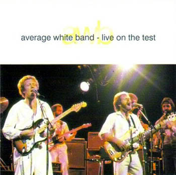 AVERAGE WHITE BAND - Live On The Test cover 