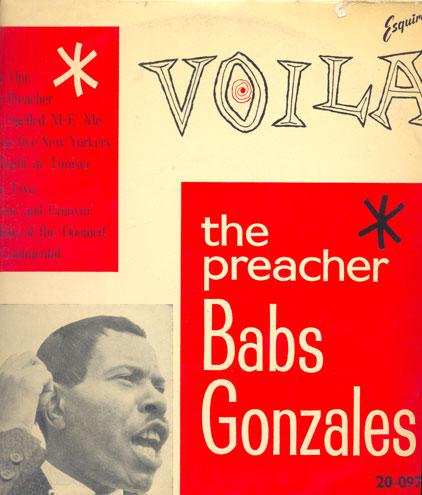 BABS GONZALES - Voila The Preacher cover 