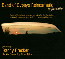 BAND OF GYPSYS REINCARNATION - 40 Years After (With Randy Brecker) cover 