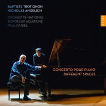 BAPTISTE TROTIGNON - Concerto pour piano : Different Spaces cover 