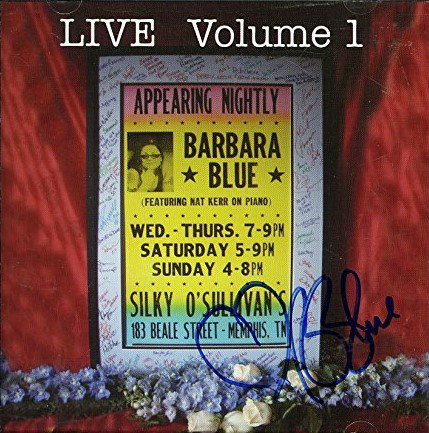 BARBARA BLUE - LIVE Volume 1 cover 
