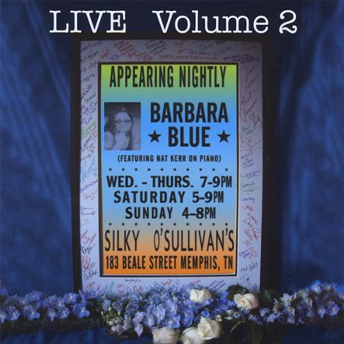 BARBARA BLUE - LIVE Volume 2 cover 